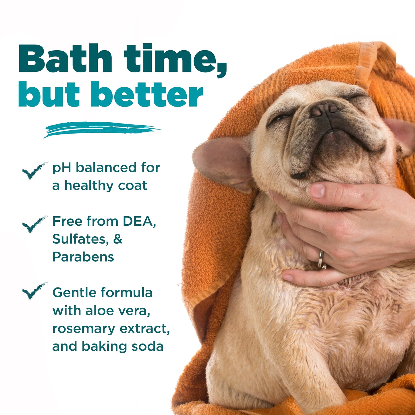 Dog Wash™ 4-in-1 Shampoo – Cleans, Conditions, Detangles & Moisturizes, Lavender Scent, 12oz