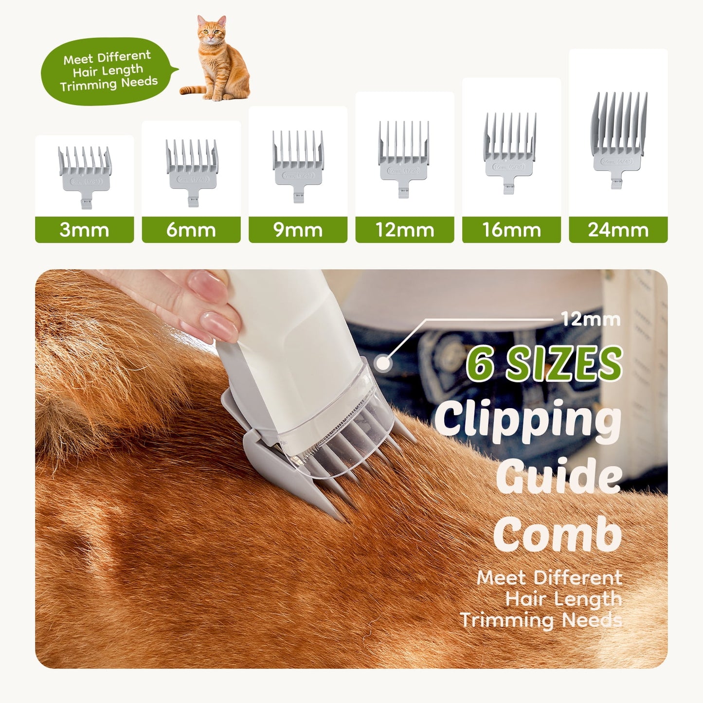 MCQ Dog Grooming Kit, 2.5L Pet Hair Vacuum, 5-In-1 Electric Clippers Cleaning Set for Dogs, Cats, and Other Animals