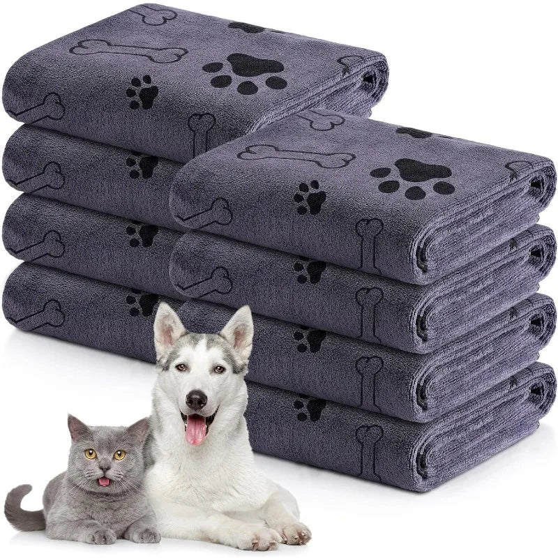 Dog Towel Drying Dog Cat Pet Towel, Puppy Microfiber Quick-drying Dog