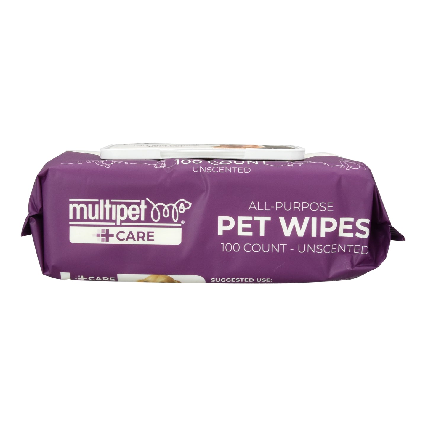 Multipet All-Purpose Pet Wipes for Dogs and Cats, 100 Count
