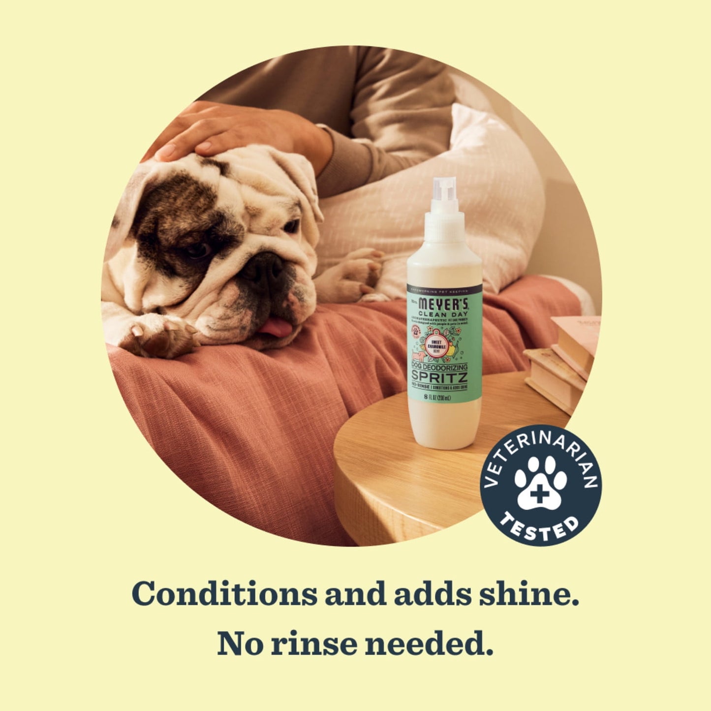 Mrs. Meyer's Clean Day Dog Deodorizing Spray, Sweet Chamomile Scent, 8oz