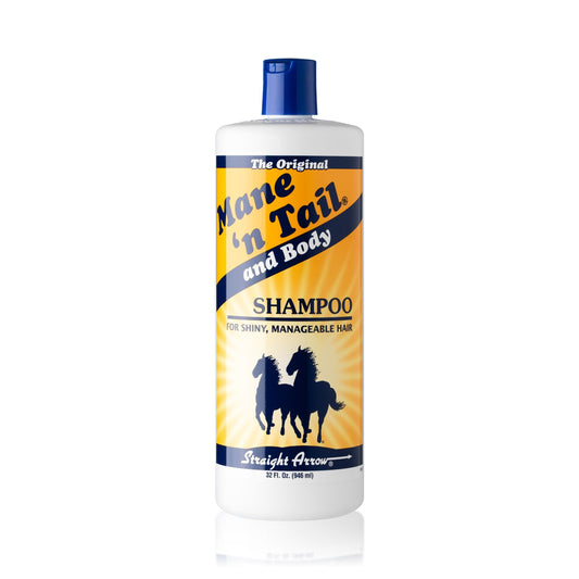 (2 pack) Mane 'n Tail Original Shampoo 32 oz – Fortifies & Conditions Hair for Soft, Silky Shine, pH Balanced for Optimal Body & Manageability