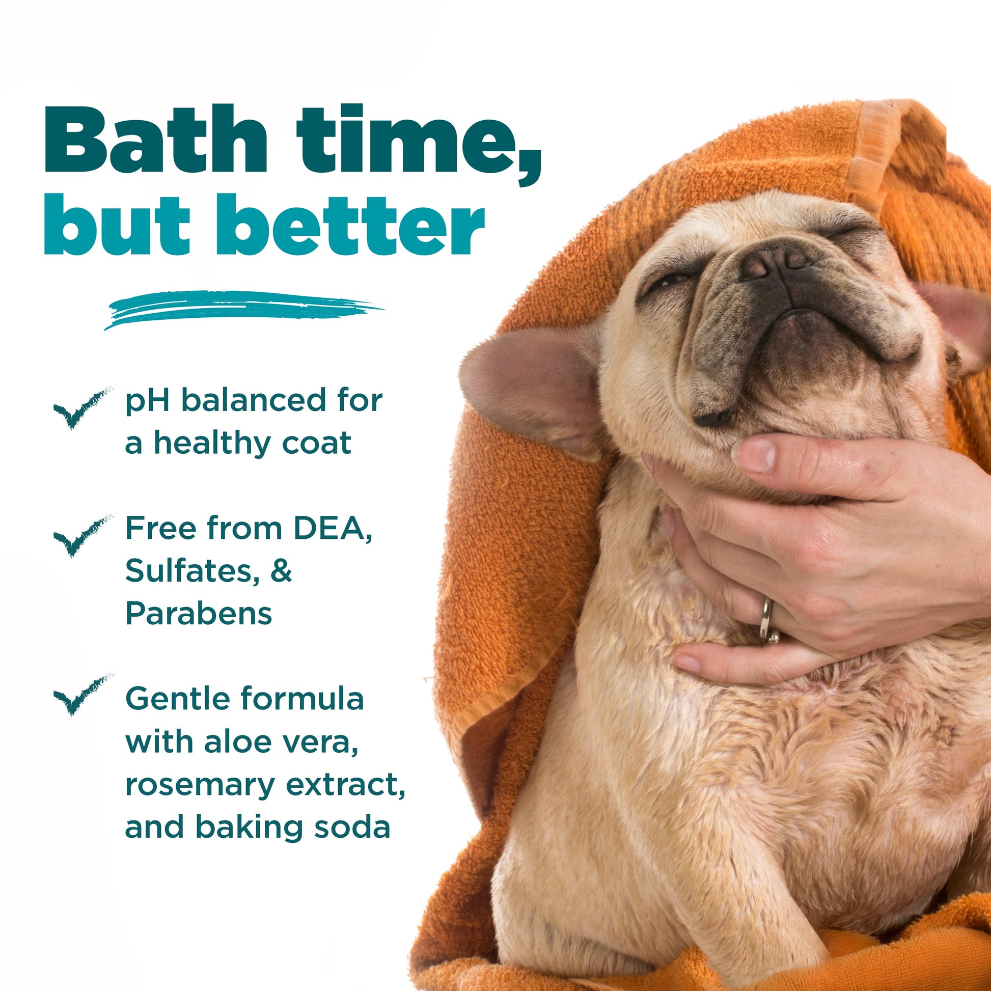 Dog Wash™ 4-in-1 Shampoo – Cleans, Conditions, Detangles & Moisturizes, Lavender Scent, 12oz
