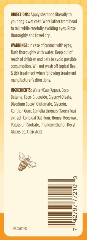 Burt's Bees Oatmeal Dog Shampoo with Colloidal Oat Flour and Honey, 16 oz.