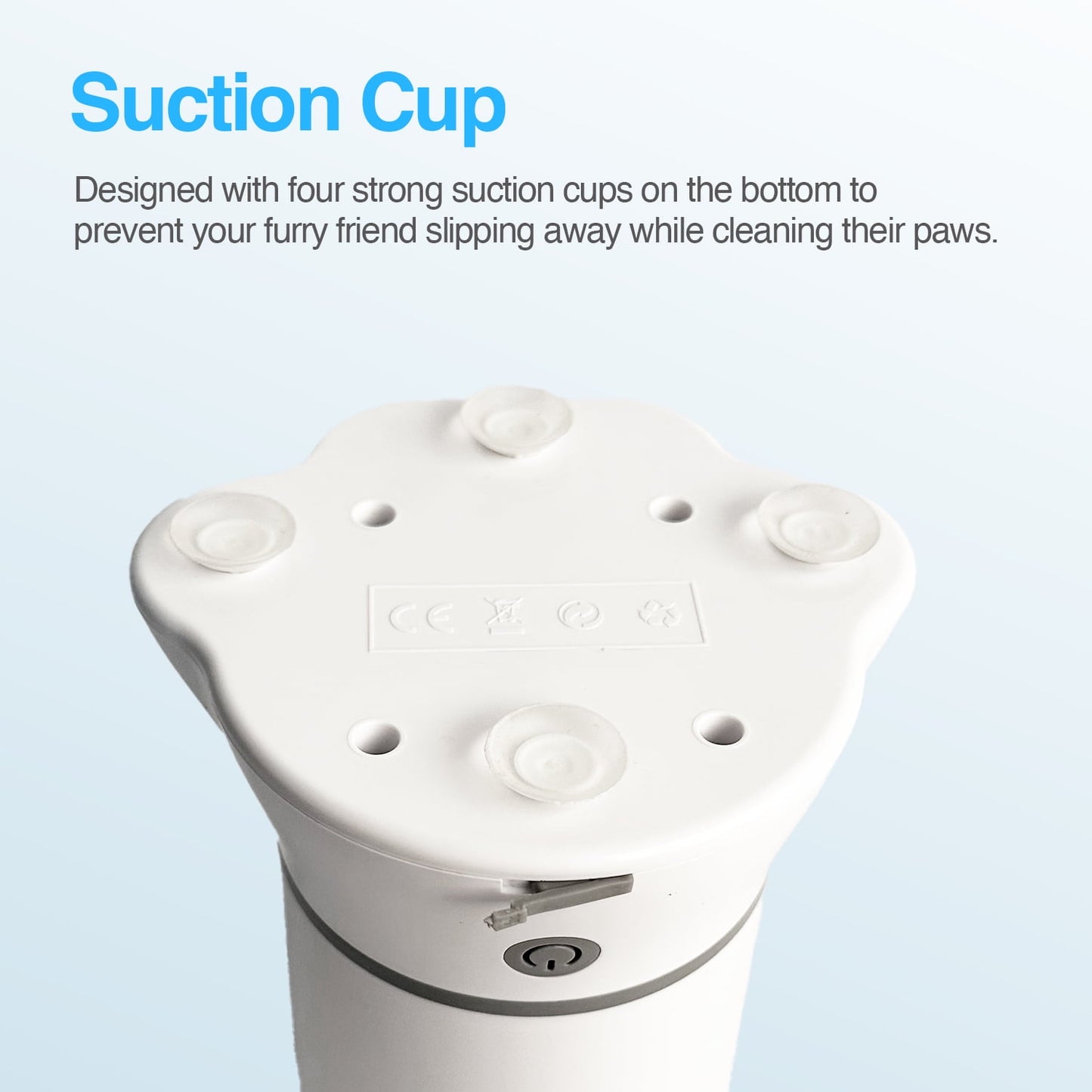 All For Paws Automatic Dog Paw Washer Cup for Small to Medium-Sized Dogs, USB Rechargeable Dog Claw Cleaner