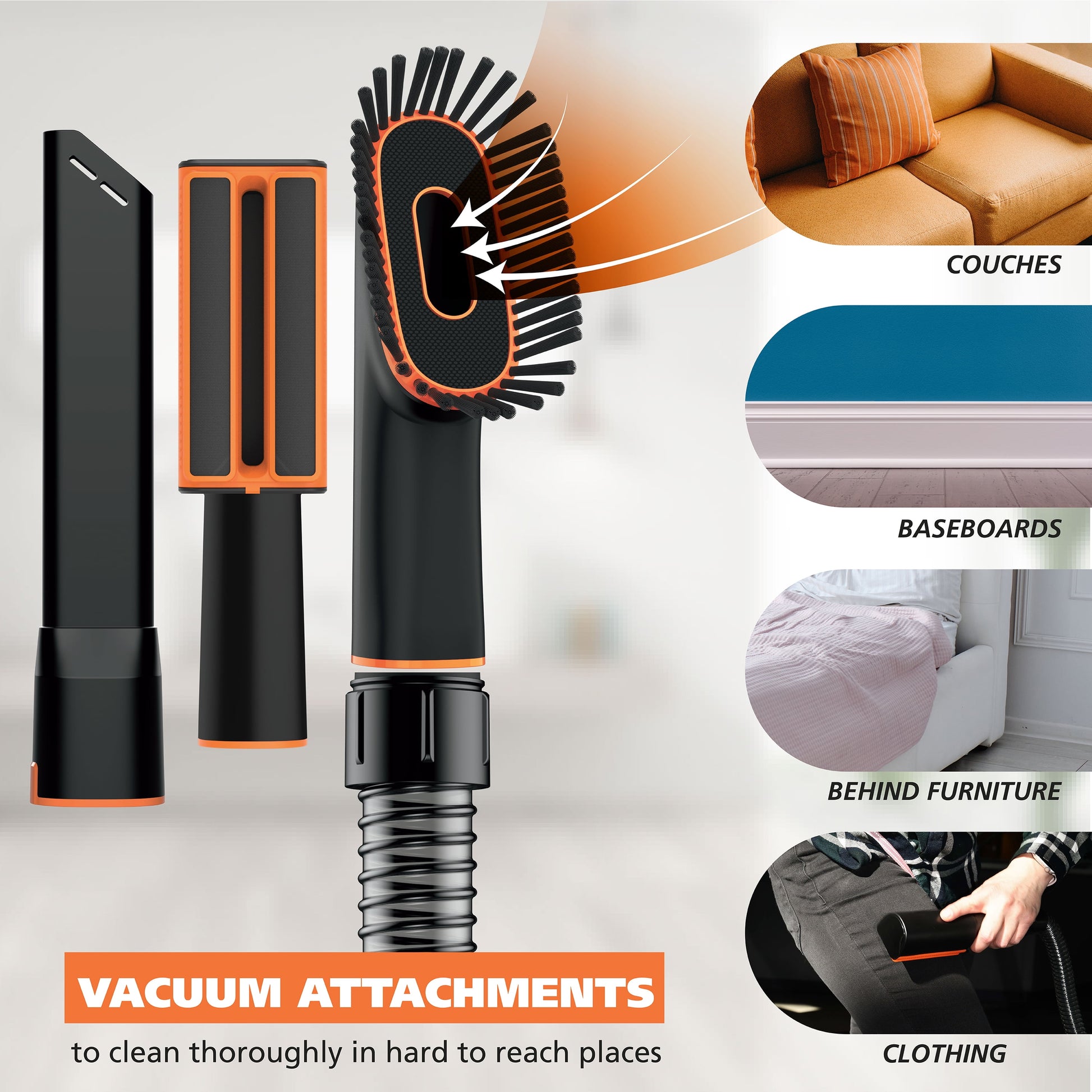 Wahl Dog Pet Groom and Vacuum Hose and Attachments, 2 Speeds, 14 Piece, Rechargeable Lithium 3026956