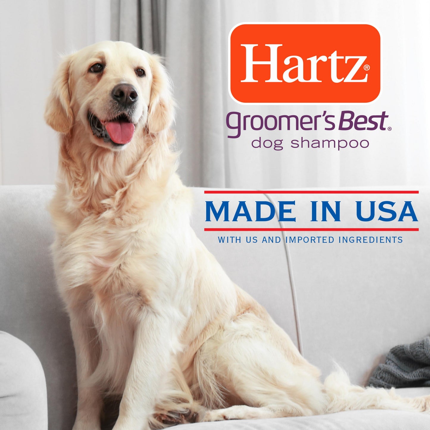 (5 pack) Hartz Groomer's Best Extra Gentle Soothing Oatmeal Shampoo for Dogs with Chamomile Essential Oil, Buttermilk Scent, 18 fl oz