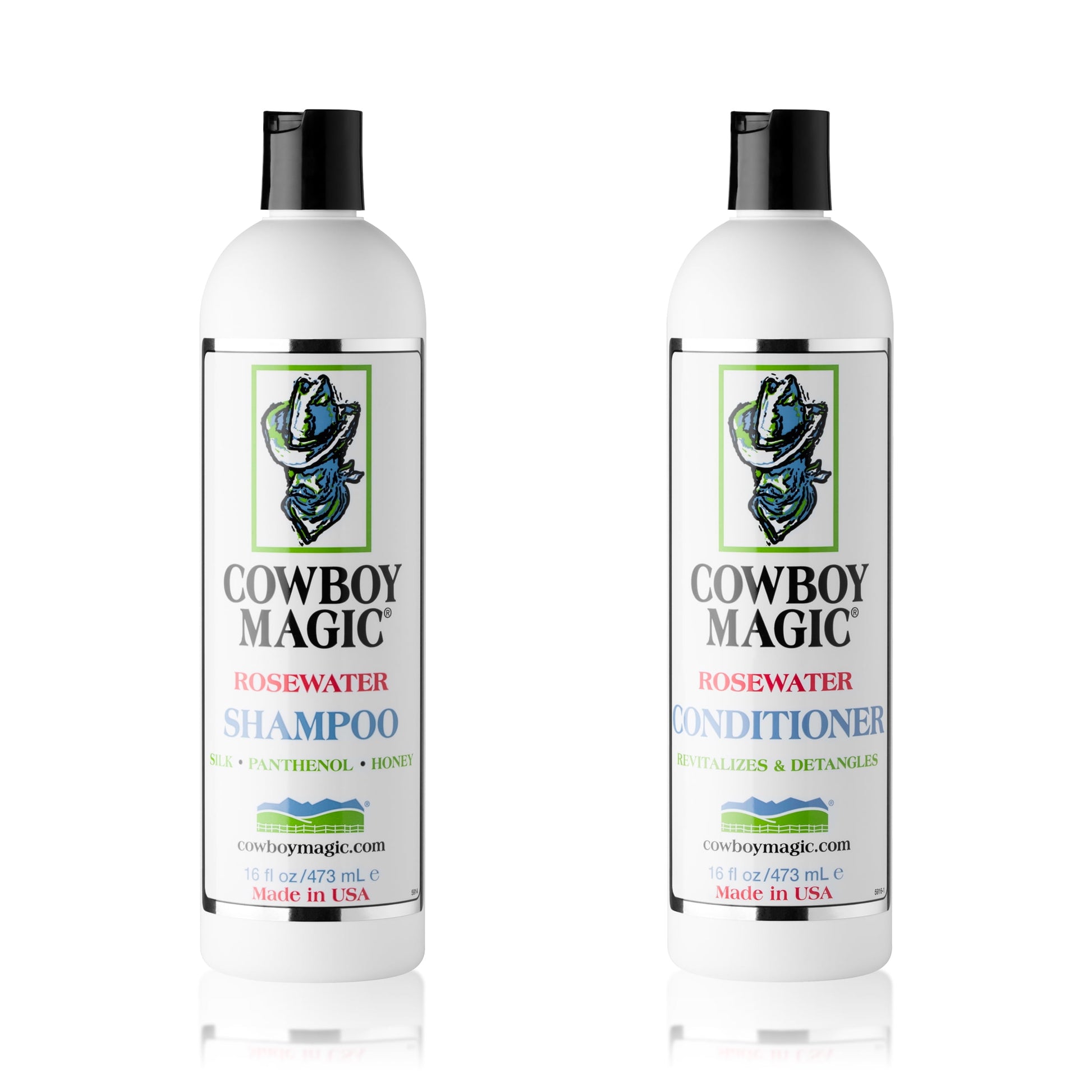 Cowboy Magic: Rosewater Shampoo + Conditioner (16 Oz Each)