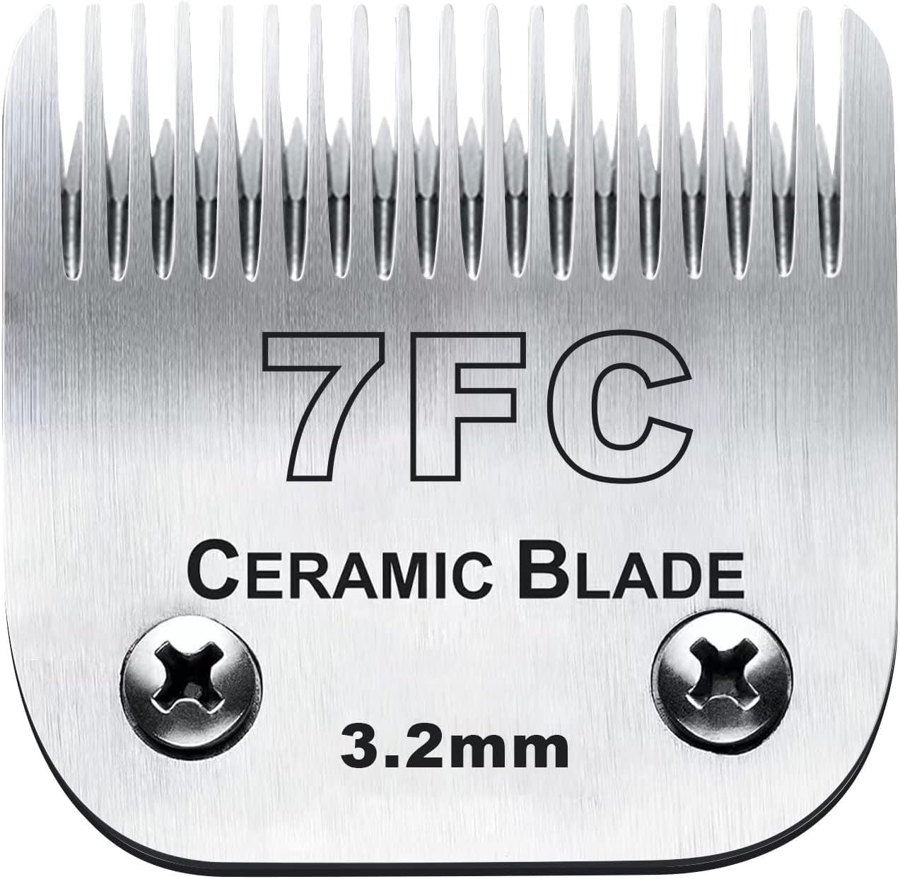 Detachable Pet Clipper Blades,Compatible with Most Andis,Oster A5,Wahl KM Series Clipper,Made of Ceramic Blade & Stainless Steel Blade