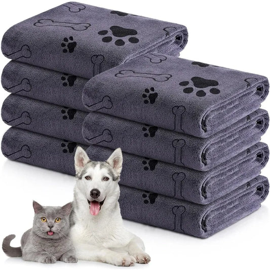 Dog Towel Drying Dog Cat Pet Towel, Puppy Microfiber Quick-drying Dog
