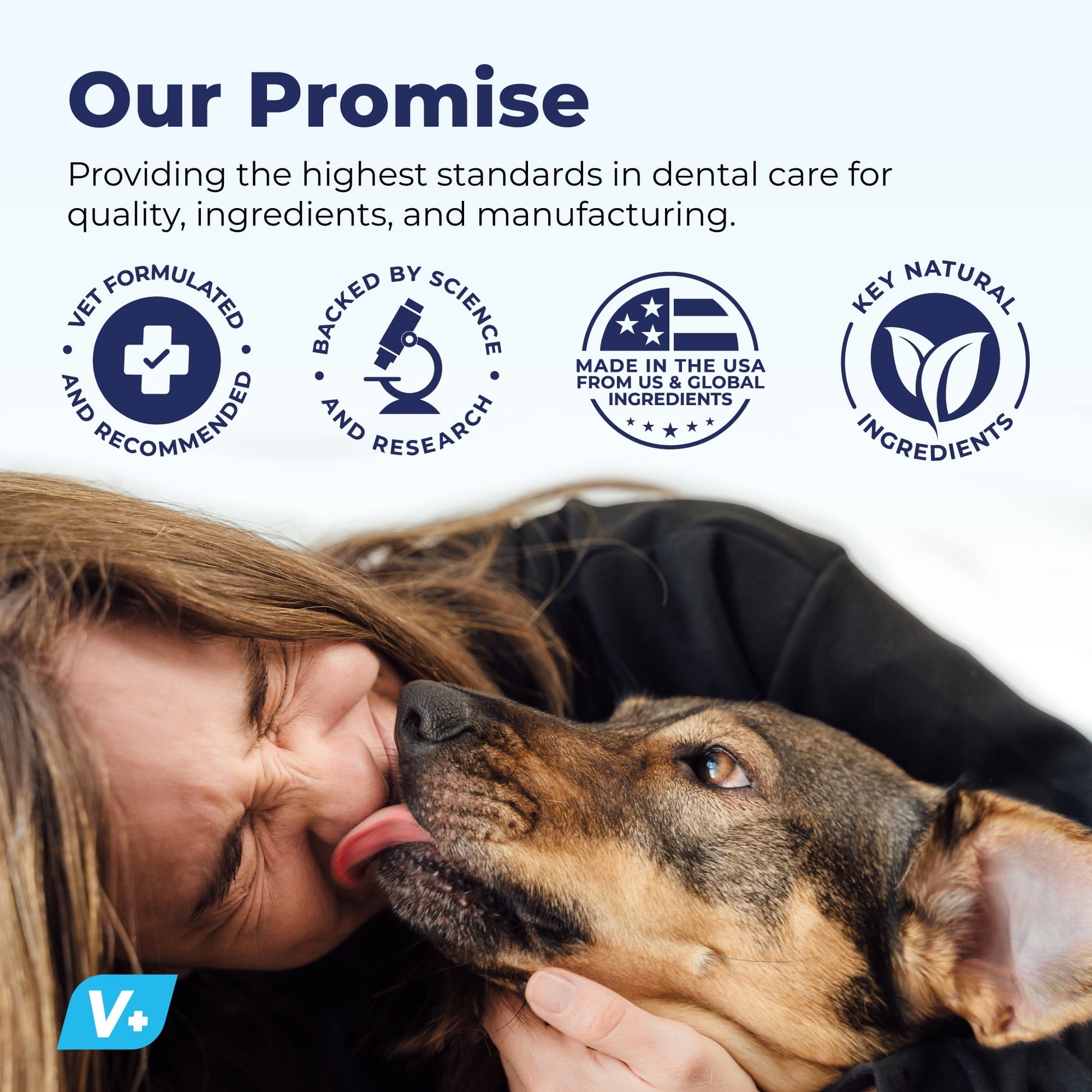 Vetnique Labs Dentabliss Dental Wipes Finger Mitts, for Dogs & Cats, Peppermint Flavored, 50 Wipes