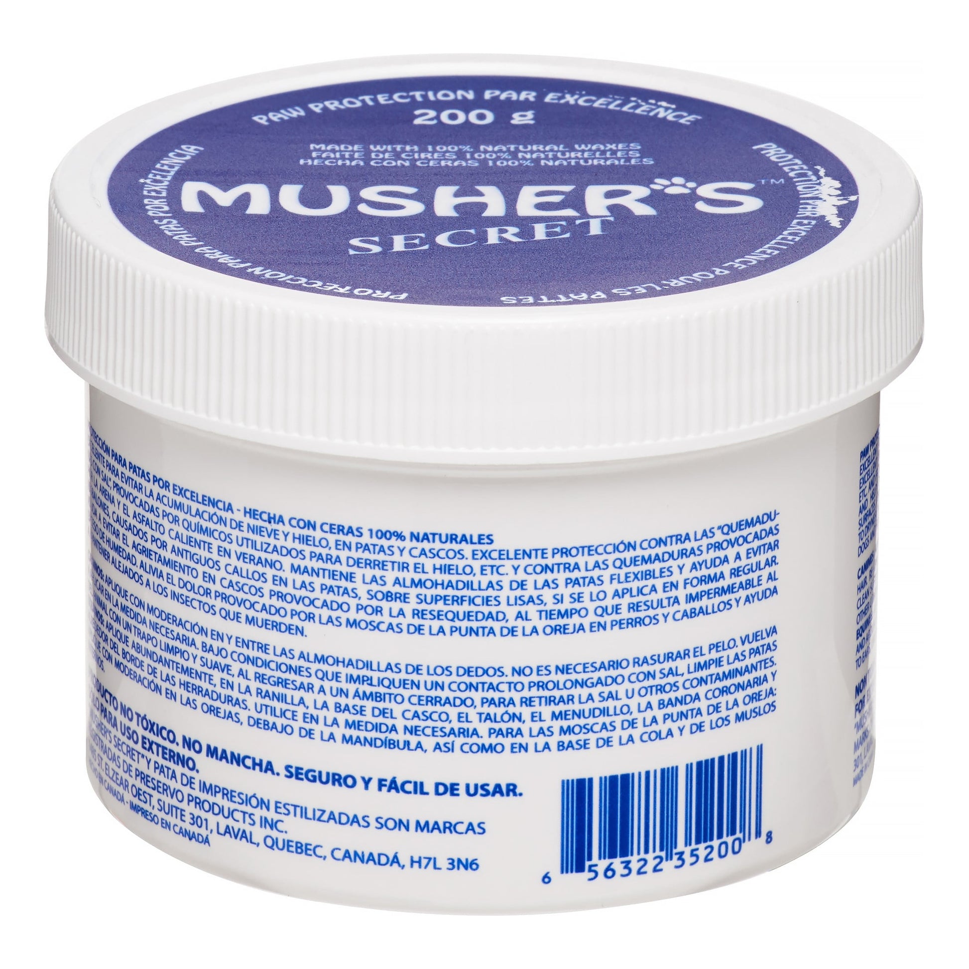 Musher's Secret Paw Protection Dog Wax, 200 Gram