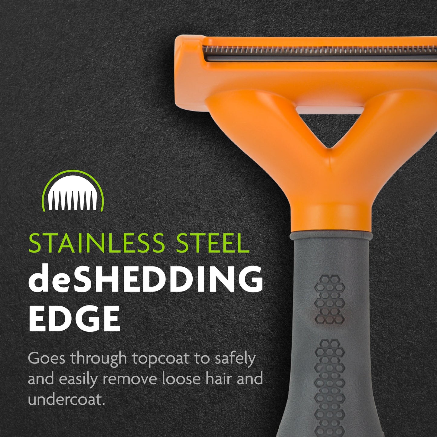 FURminator Medium Dog Undercoat deShedding Tool for Short Hair, Reduces Loose Hair from Shedding