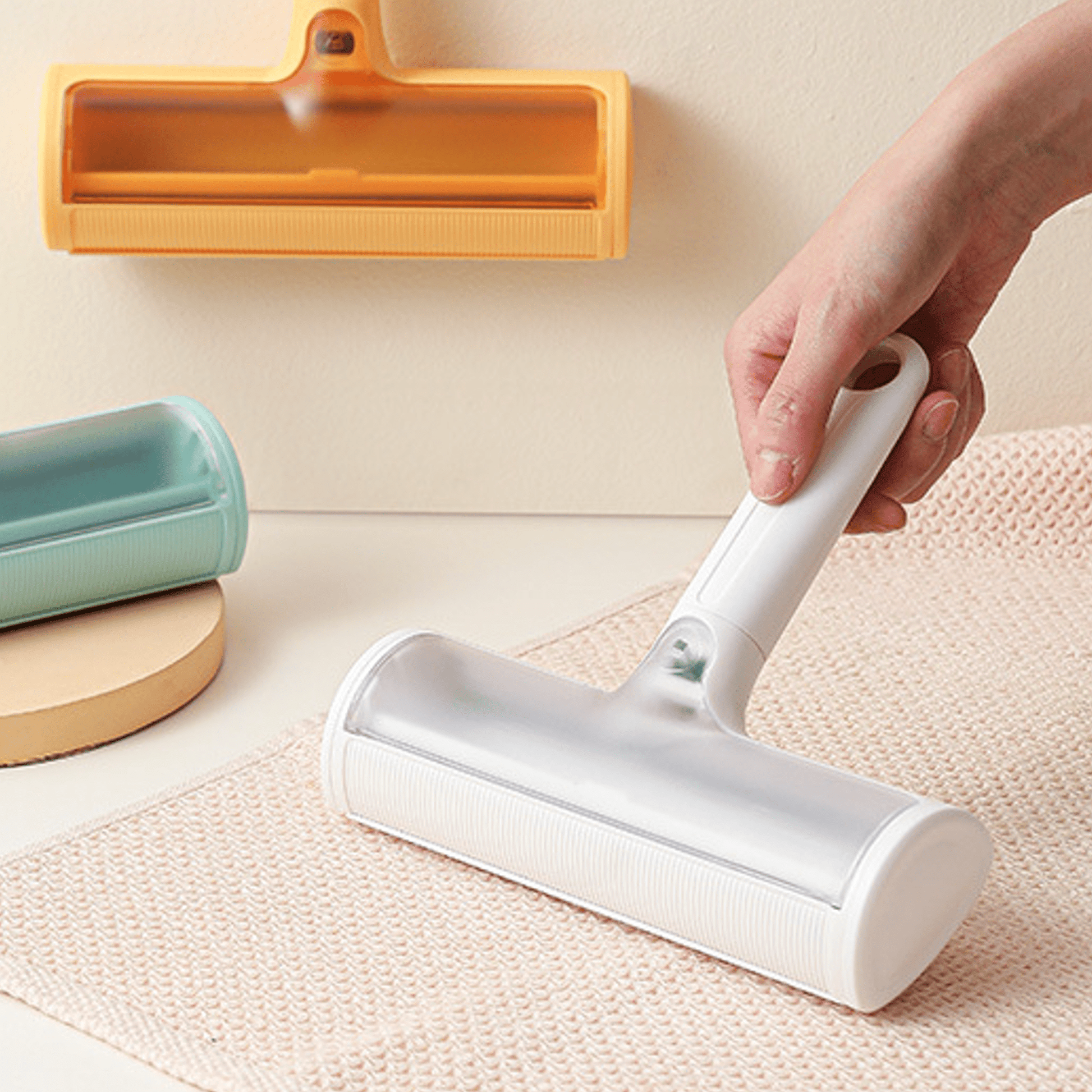 ComfiTime Pet Hair Remover - Pet Hair Roller & Detailer Set, Reusable Lint Roller for Pet Hair, Dog/Cat Hair Pet Fur Remover for Furniture, Couch,Carpet,Clothes & Bed,Portable Pet Hair Removal Tool